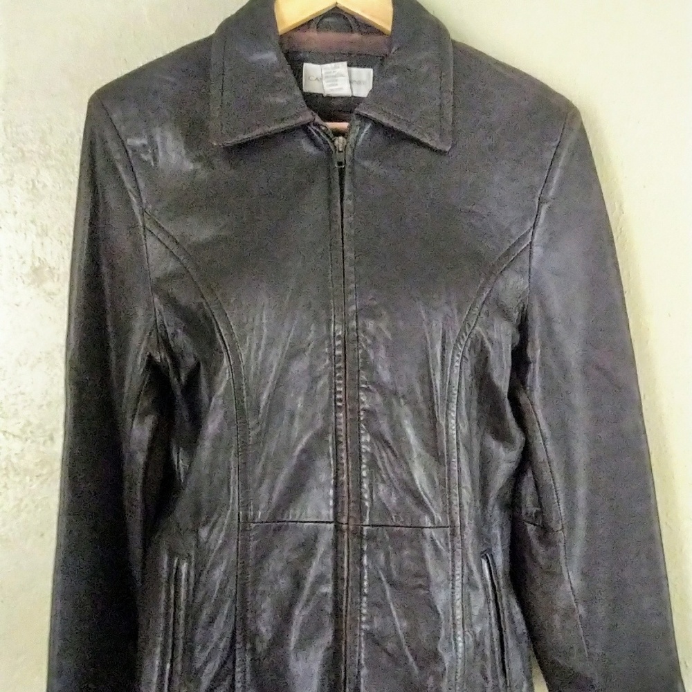 Womens leather jacket
